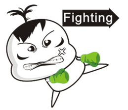 Sweet potato Sister Diary-English sticker #4321145