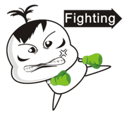 Sweet potato Sister Diary-English sticker #4321145