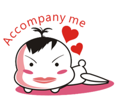 Sweet potato Sister Diary-English sticker #4321147