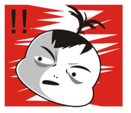 Sweet potato Sister Diary-English sticker #4321148