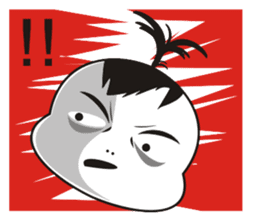 Sweet potato Sister Diary-English sticker #4321148