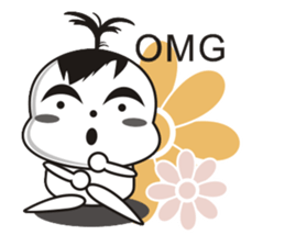 Sweet potato Sister Diary-English sticker #4321149