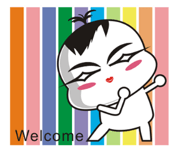 Sweet potato Sister Diary-English sticker #4321151