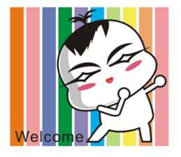 Sweet potato Sister Diary-English sticker #4321151