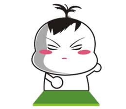 Sweet potato Sister Diary-English sticker #4321152