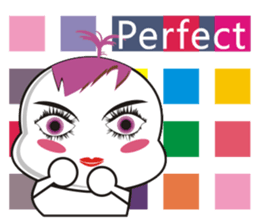 Sweet potato Sister Diary-English sticker #4321159