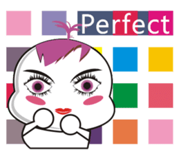 Sweet potato Sister Diary-English sticker #4321159