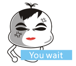 Sweet potato Sister Diary-English sticker #4321165