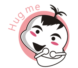 Sweet potato Sister Diary-English sticker #4321168