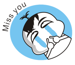 Sweet potato Sister Diary-English sticker #4321171