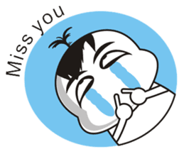 Sweet potato Sister Diary-English sticker #4321171