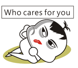 Sweet potato Sister Diary-English sticker #4321172