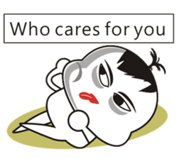 Sweet potato Sister Diary-English sticker #4321172