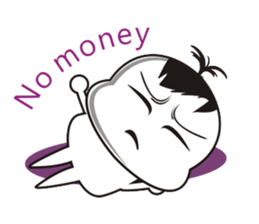 Sweet potato Sister Diary-English sticker #4321173