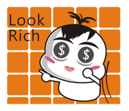 Sweet potato Sister Diary-English sticker #4321174