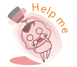 Sweet potato Sister Diary-English sticker #4321176