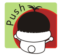 Sweet potato Sister Diary-English sticker #4321179