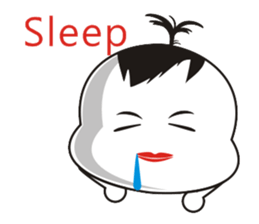 Sweet potato Sister Diary-English sticker #4321181