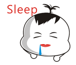 Sweet potato Sister Diary-English sticker #4321181