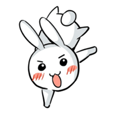 Dancing rabbit and friend sticker #4321426