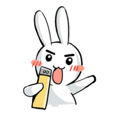 Dancing rabbit and friend sticker #4321428