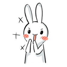 Dancing rabbit and friend sticker #4321435