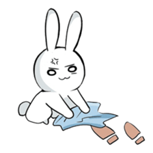 Dancing rabbit and friend sticker #4321441