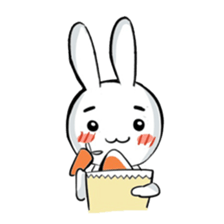 Dancing rabbit and friend sticker #4321448