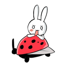 Dancing rabbit and friend sticker #4321451