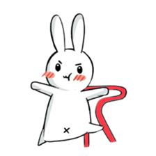 Dancing rabbit and friend sticker #4321453