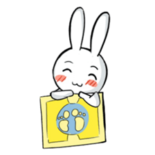Dancing rabbit and friend sticker #4321454