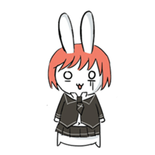 Dancing rabbit and friend sticker #4321455