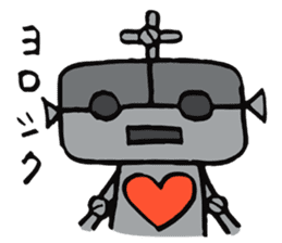 Daily life of some robots sticker #4321666