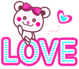 Chocolatebear-LOVE&Strawberry taste- sticker #4321712