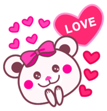 Chocolatebear-LOVE&Strawberry taste- sticker #4321713