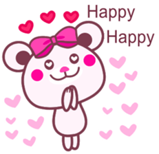 Chocolatebear-LOVE&Strawberry taste- sticker #4321714