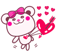 Chocolatebear-LOVE&Strawberry taste- sticker #4321725