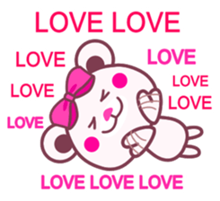 Chocolatebear-LOVE&Strawberry taste- sticker #4321740