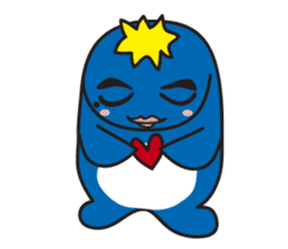 Penguin with thick lips sticker #4321905