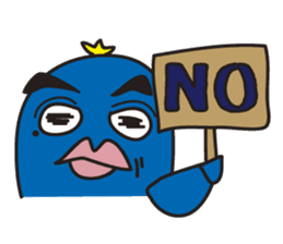 Penguin with thick lips sticker #4321907