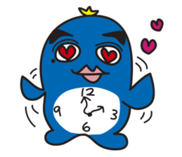 Penguin with thick lips sticker #4321908