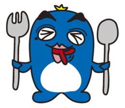 Penguin with thick lips sticker #4321909