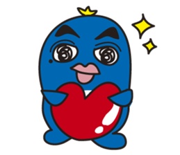 Penguin with thick lips sticker #4321910