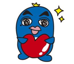 Penguin with thick lips sticker #4321910