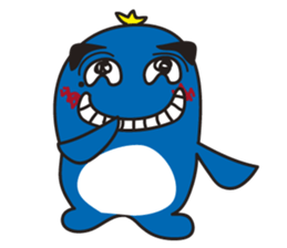 Penguin with thick lips sticker #4321911