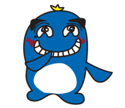 Penguin with thick lips sticker #4321911