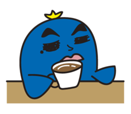 Penguin with thick lips sticker #4321912