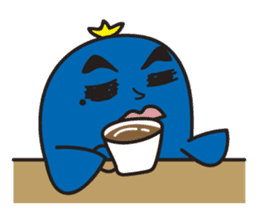 Penguin with thick lips sticker #4321912