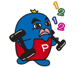 Penguin with thick lips sticker #4321914