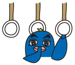 Penguin with thick lips sticker #4321915